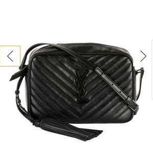 SAINT LAURENT
Lou medium quilted-leather cross-bod